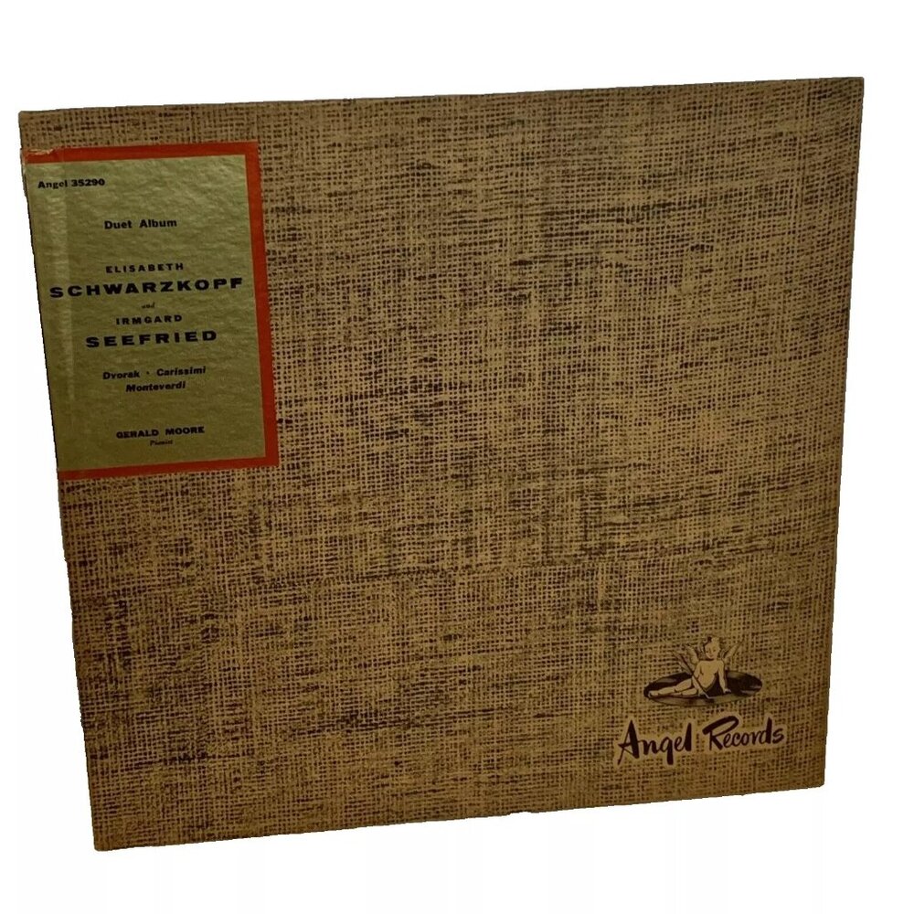 Elisabeth Schwarzkopf, Irmgard Seefried Duet Album (Vinyl, 1956) Angel 35290 VG+